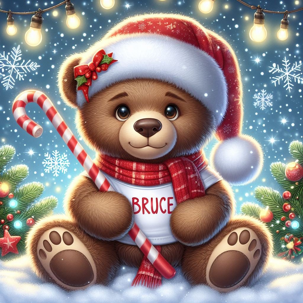 christmas bruce bear