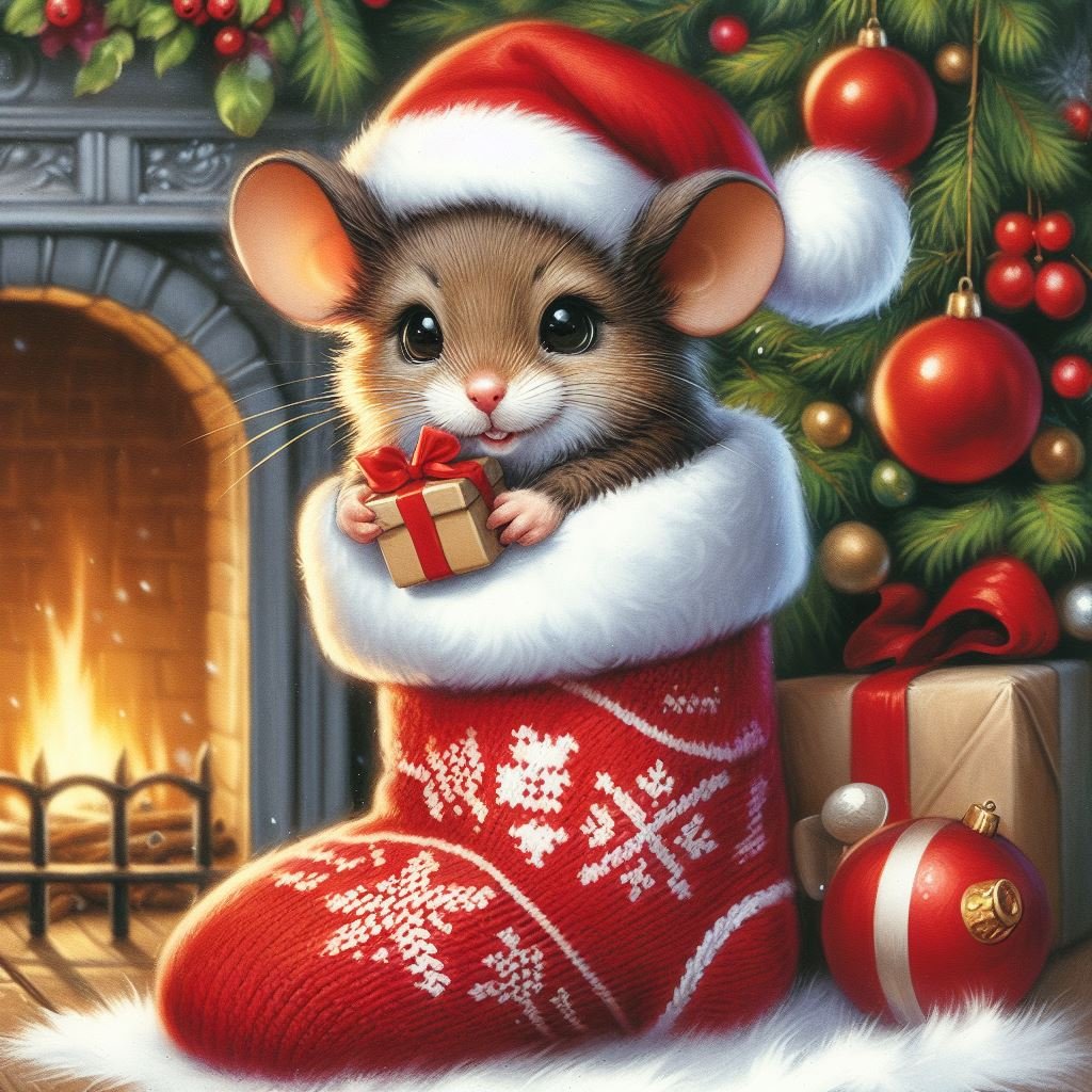 Christmas Surprise Mouse