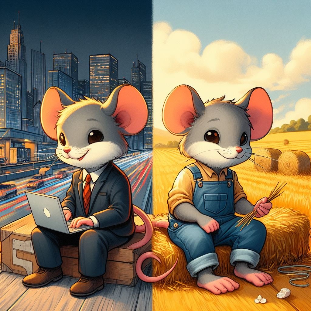 The City Mouse And The Country Mouse