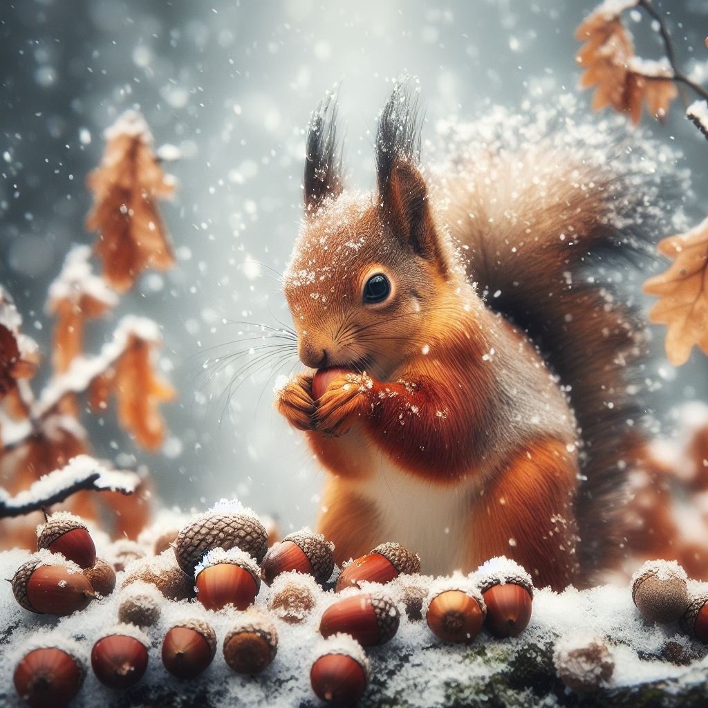 Squirrel Early Onset Winter